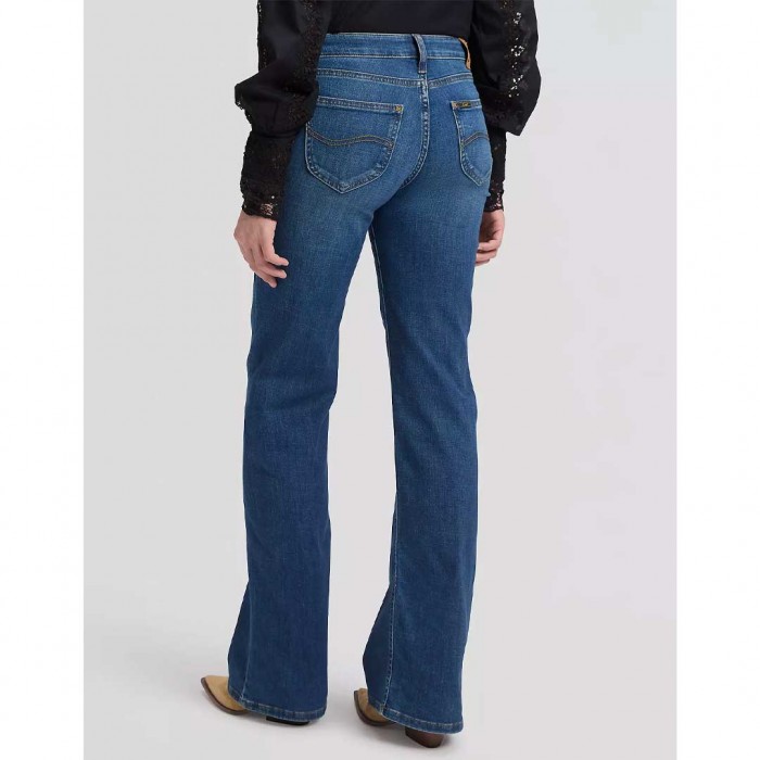 LEE WOMAN Lana Mid Rise Bootcut Jean BLUE