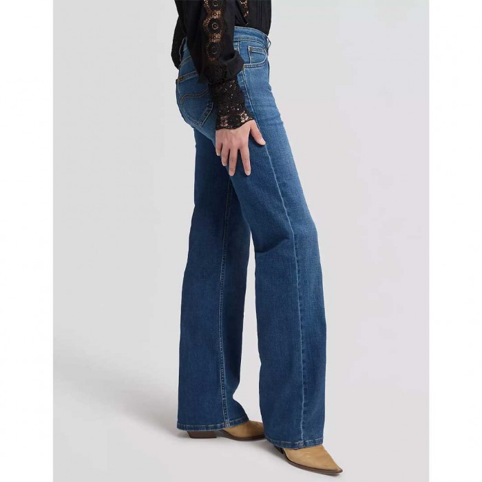 LEE WOMAN Lana Mid Rise Bootcut Jean BLUE
