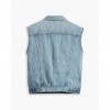 LEVIS Relaxed Trucker Vest BLUE