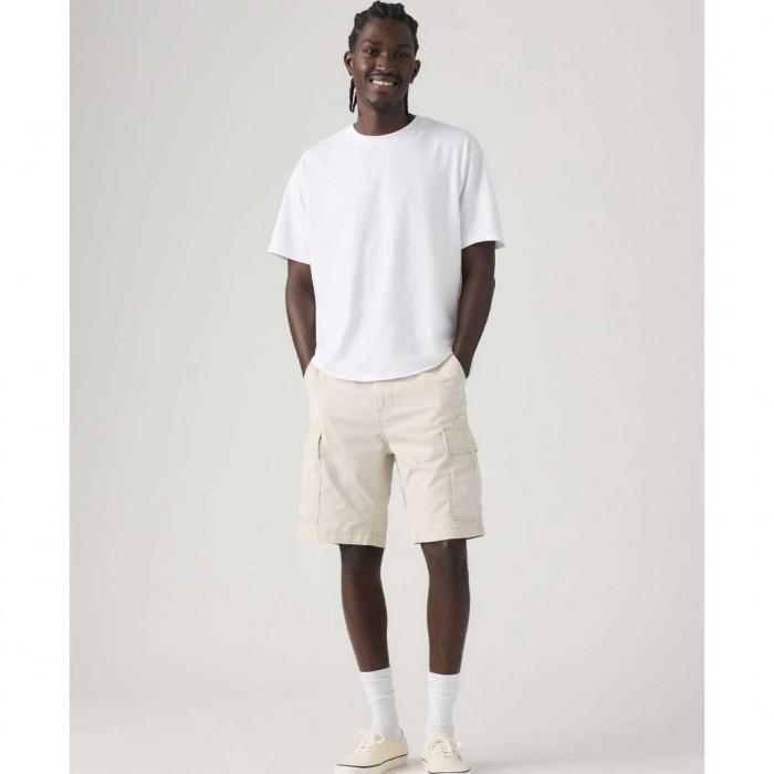 LEVIS Carrier Cargo Men's Shorts OFF WHITE