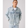 LEVIS Relaxed Fit Thermodapt Trucker Jacket LIGHT BLUE