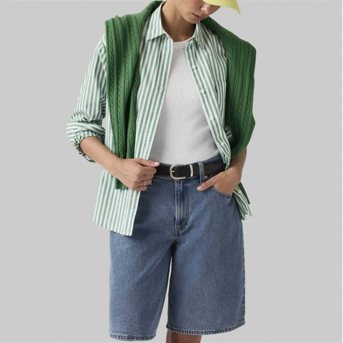 LEVIS Baggy Dad Jorts BLUE