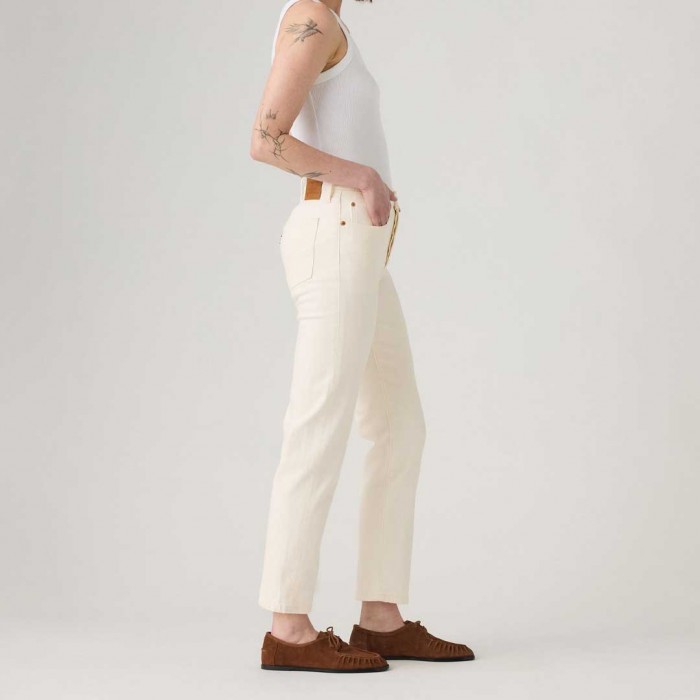 LEVIS 501® Cropped Women's Jeans WHITE