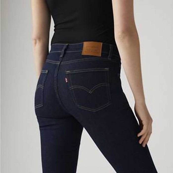 LEVIS 724 HIGH RISE STRAIGHT DARK BLUE