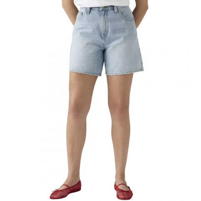 LEVIS High Rise Baggy Women's Shorts BLUE
