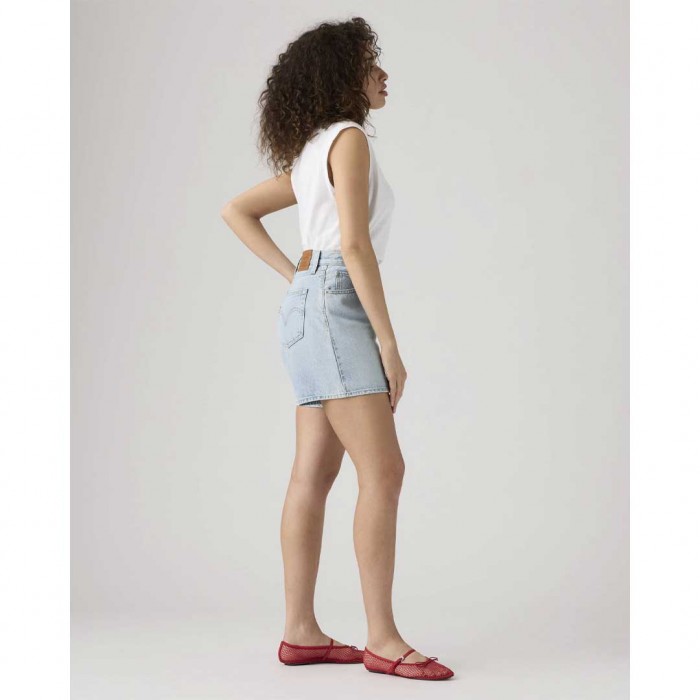 LEVIS High Rise Baggy Women's Shorts BLUE