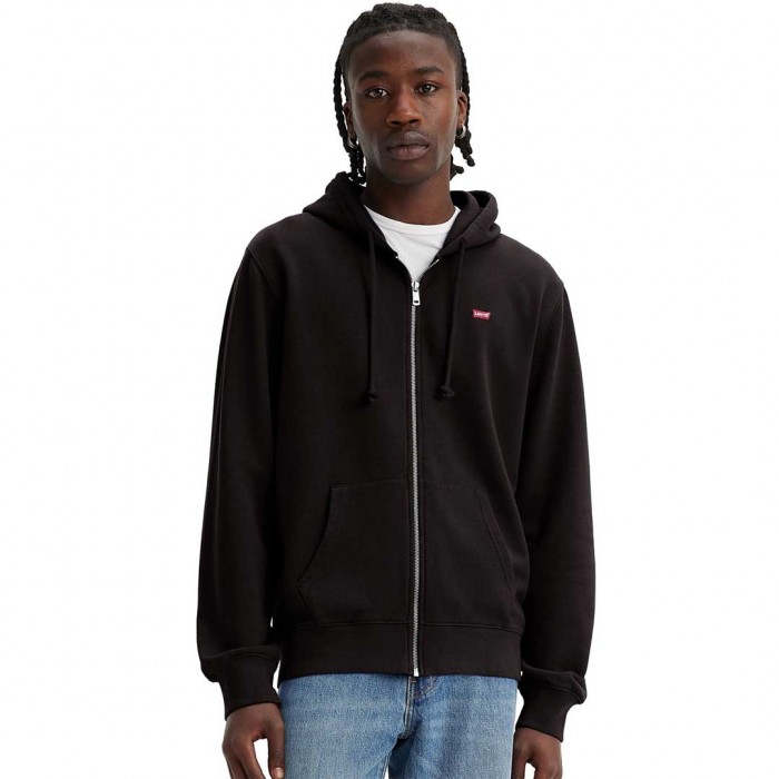 LEVIS Original Sweatshirt with Hood Black