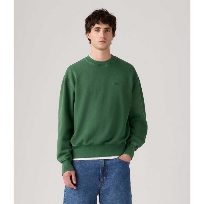 LEVIS Authentic Crewneck Sweatshirt GREEN