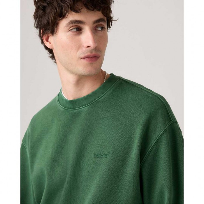 LEVIS Authentic Crewneck Sweatshirt GREEN