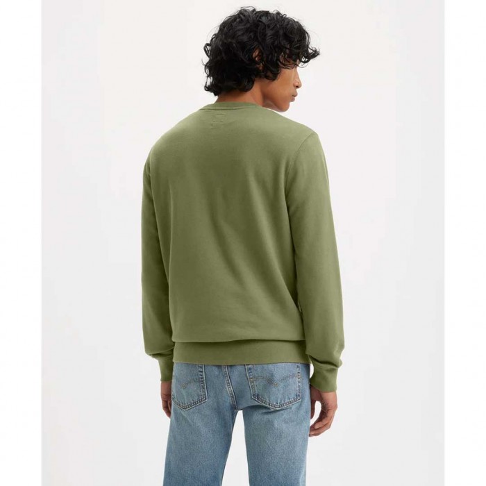 LEVIS  Original Housemark Crewneck Sweatshirt GREEN