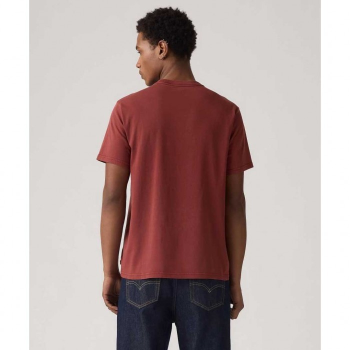 LEVIS SS RELAXED FIT TEE DARK RED