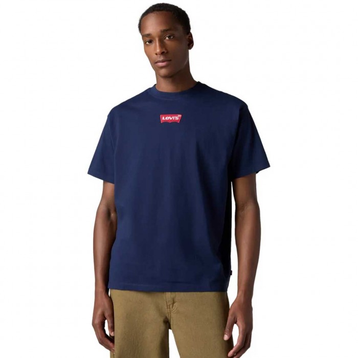 LEVIS MAN T SHIRT LOGO BLUE