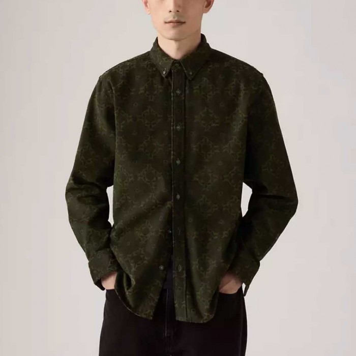LEVIS Authentic Button-down Shirt GREEN