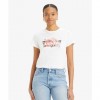 LEVIS The Perfect Women's T-shirt Floral WHITE LEVIS The Perfect Women's T-shirt Floral WHITE