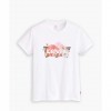 LEVIS The Perfect Women's T-shirt Floral WHITE LEVIS The Perfect Women's T-shirt Floral WHITE