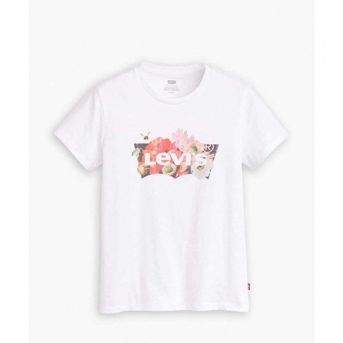 LEVIS The Perfect Women's T-shirt Floral WHITE