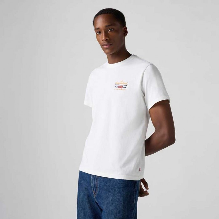 LEVIS Relaxed Graphic Tee WHITE