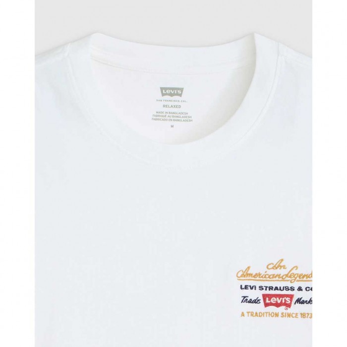 LEVIS Relaxed Graphic Tee WHITE
