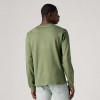 LEVIS Original Housemark Long Sleeve Tee GREEN