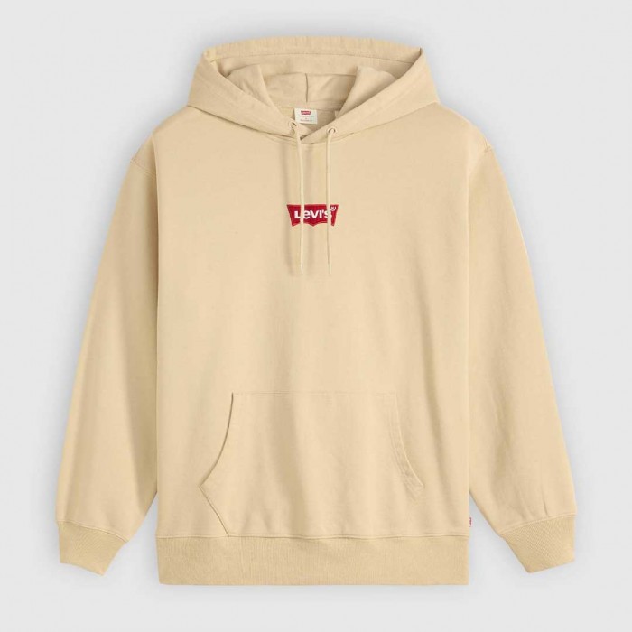 LEVIS  Relaxed Graphic Hoodie ECRU