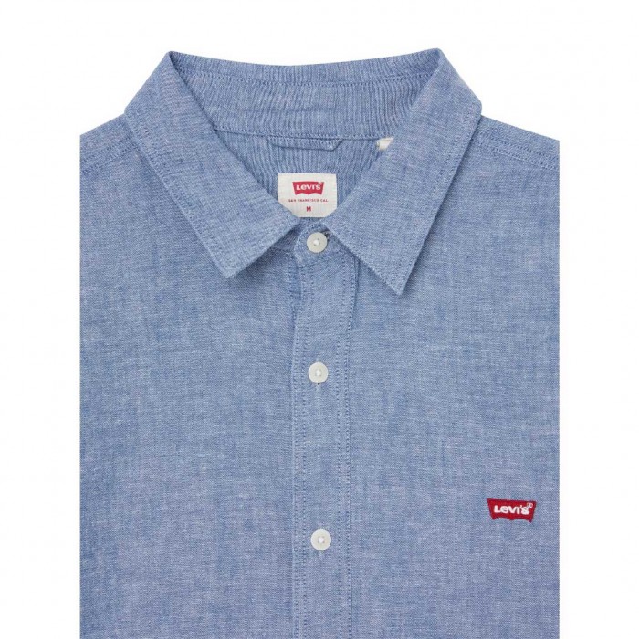 LEVIS Battery Housemark Slim Fit Shirt LIGHT BLUE