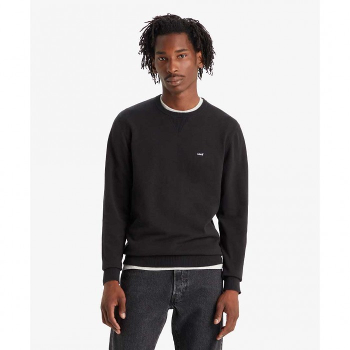 LEVIS  Lightweight Housemark Sweater BLACK
