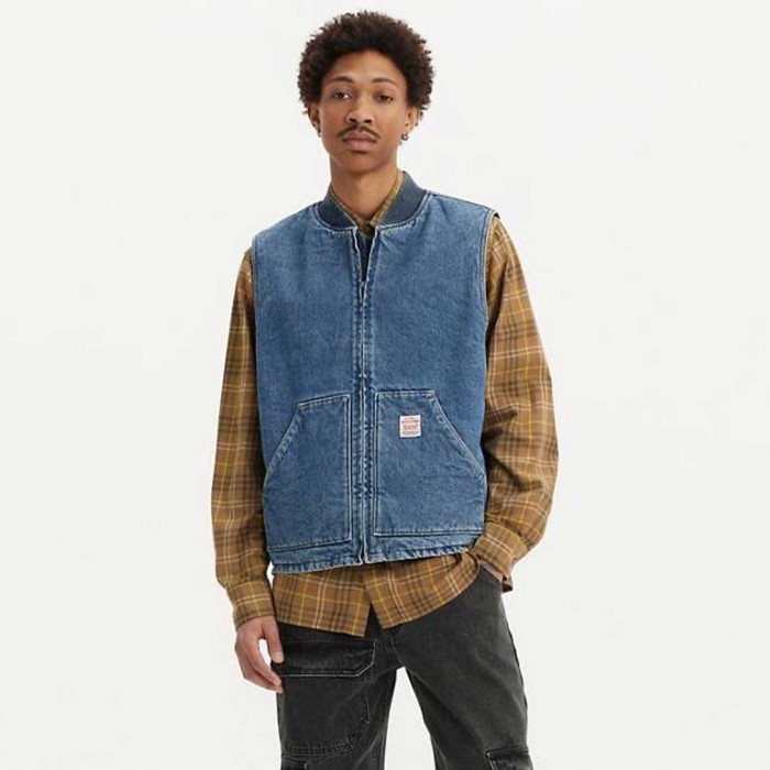 LEVIS Sansome Vest BLUE