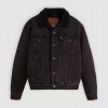 LEVIS Type 3 Sherpa Trucker Denim Jacket Black
