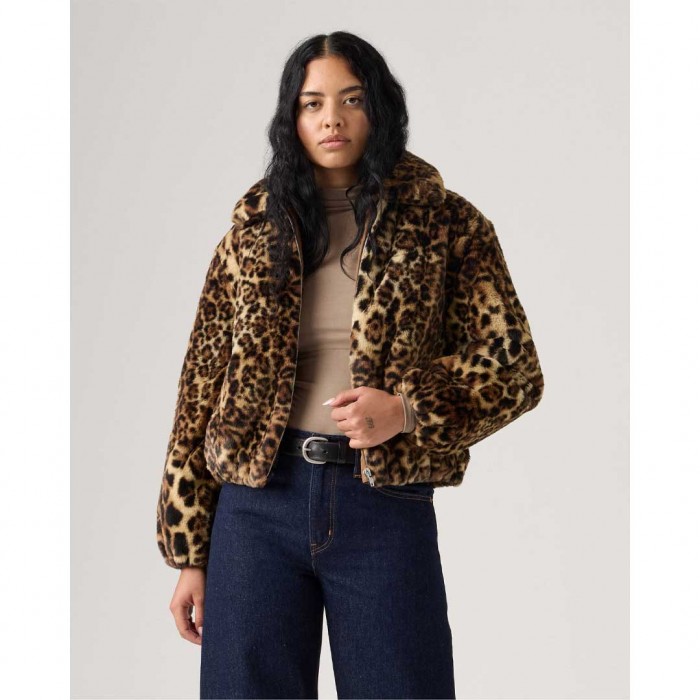 LEVIS Elle Sherpa Jacket LEOPAR