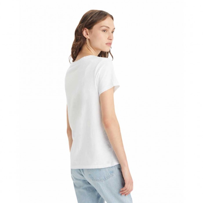 LEVIS The Perfect V-neck WHITE