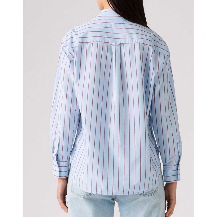 LEVIS Harlie Women's Long Sleeve Shirt Light Blue