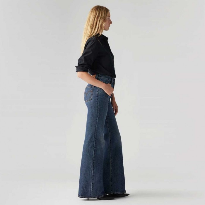 LEVIS Ribcage Bell Jeans BLUE