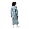 LEVIS Denim Midi Shirt Dress LIGHT BLUE