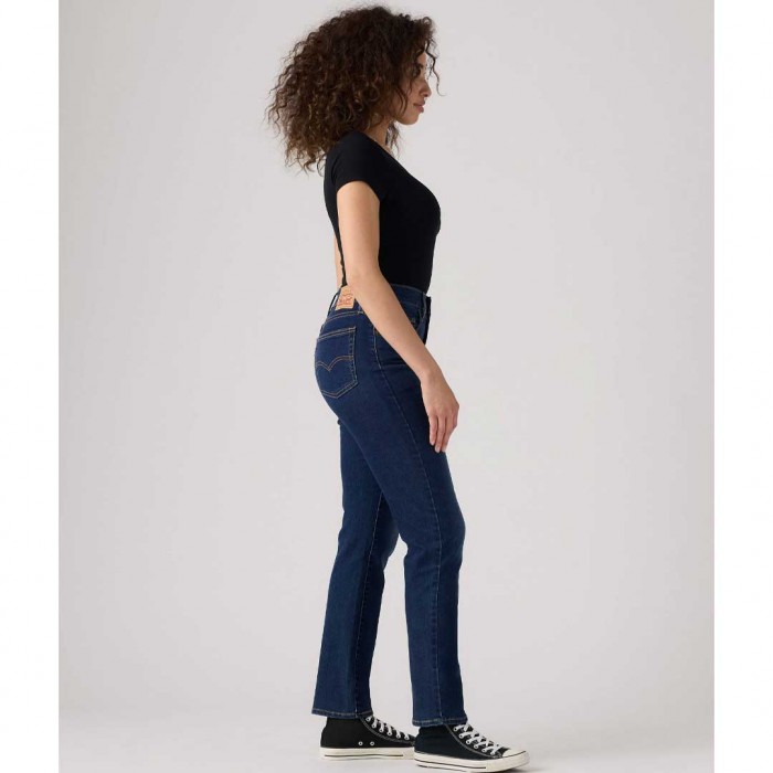 LEVIS 724 High Rise Straight Women's Jeans BLUE