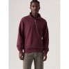 LEVIS Original Housemark Quarter-Zip Pullover BORDO