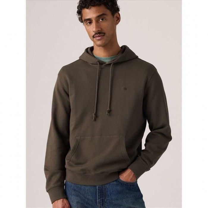 LEVIS MAN New Original Housemark Hoodie BROWN