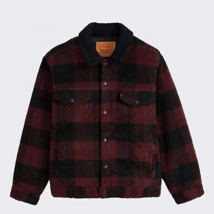 LEVIS MAN JACKET RED/BLACK
