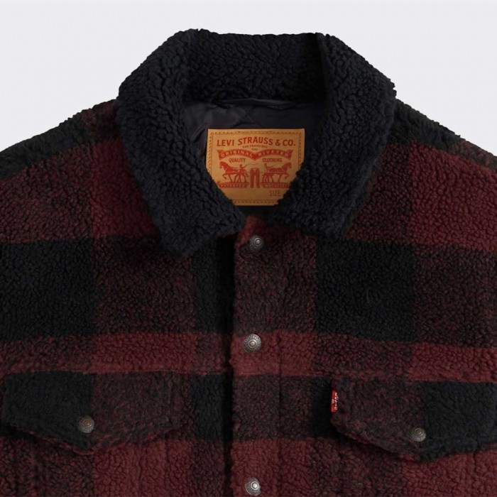 LEVIS MAN JACKET RED/BLACK