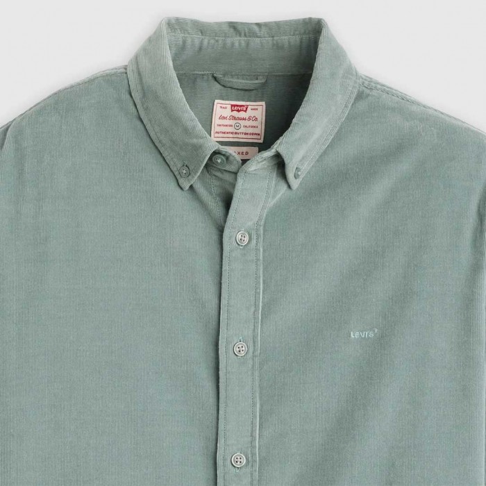 LEVIS Authentic Button-Down Shirt LIGHT GREEN