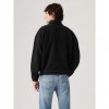 LEVIS MAN FLEECE HALF ZIP BLACK