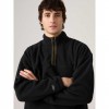 LEVIS MAN FLEECE HALF ZIP BLACK