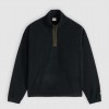 LEVIS MAN FLEECE HALF ZIP BLACK