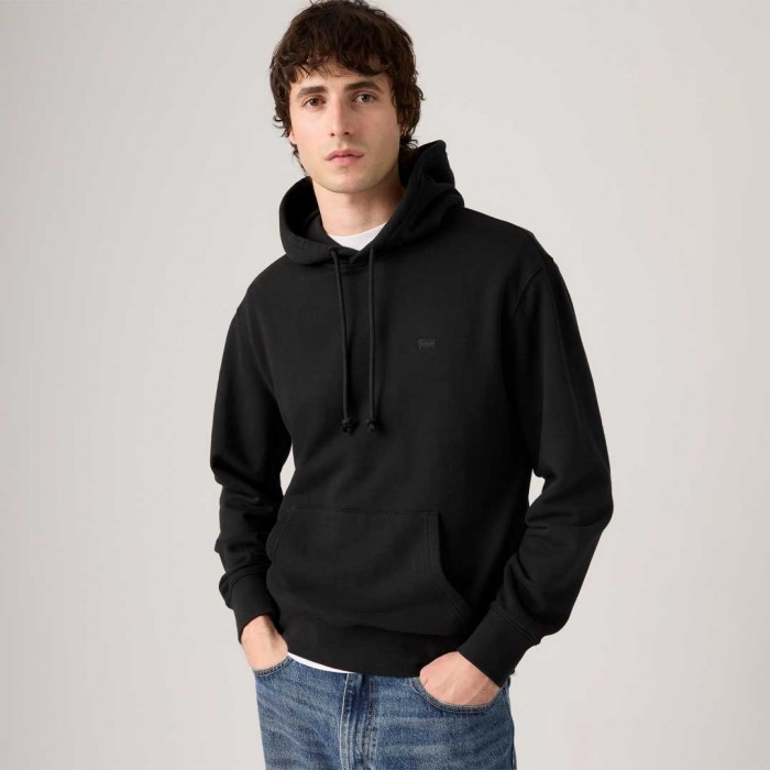 LEVIS MAN New Original Housemark Hoodie BLACK