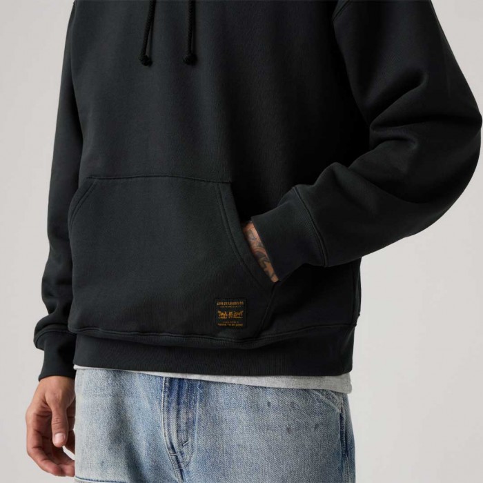 LEVIS Workwear Pullover Hoodie BLACK