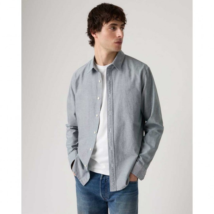 LEVIS MAN Battery Housemark Standard Shirt PINE/GREEN