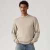 LEVIS Lightweight Housemark Sweater BEIGE