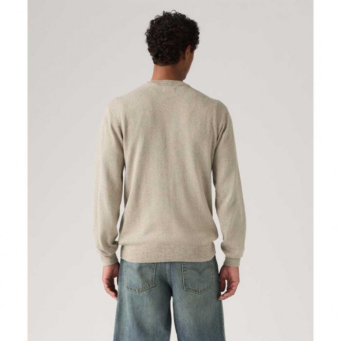 LEVIS Lightweight Housemark Sweater BEIGE