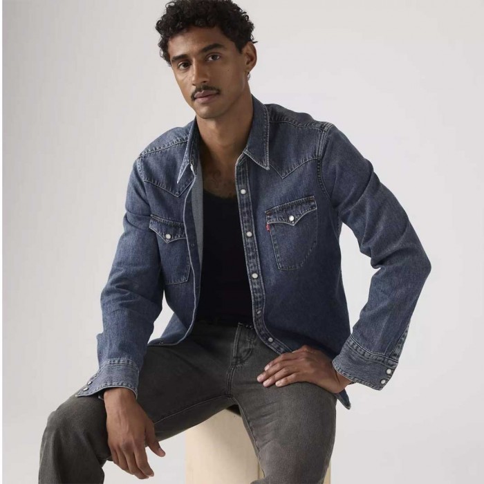 LEVIS BARSTOW WESTERN STANDARD BLUE