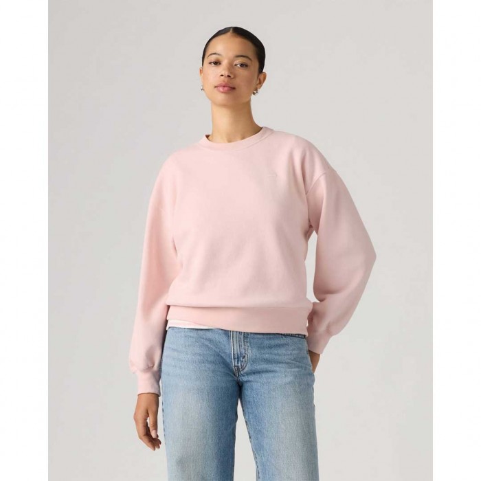 LEVIS WOMAN Everyday Crewneck Sweatshirt PINK