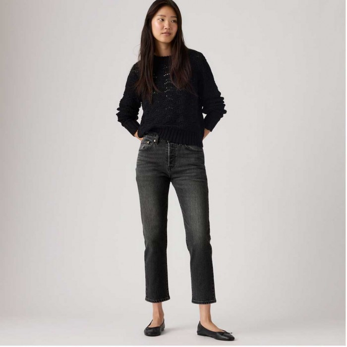 LEVIS 501® Original Cropped Jeans DARK GRAY